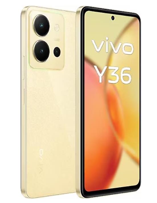 Vivo Cep Telefonu Y36 8/128Gb Altın Sarısı